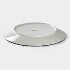 Тарелка фарфоровая десертная Magistro «Морской бриз», d=20 см, цвет белый - Фото 4