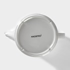 Заварочный чайник Magistro «Морской бриз», 850 мл, фарфор, белый - Фото 6