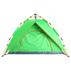 Палатка-автомат 2-местная 200х150х110 см, двухслойная, цвет зелёный - Фото 2