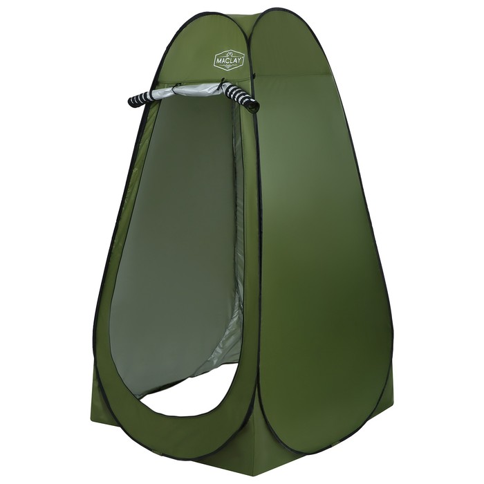 Палатка туристическая Maclay, самораскрывающаяся, для душа, 120х120х195 см, цвет зелёный - фото 1905488719