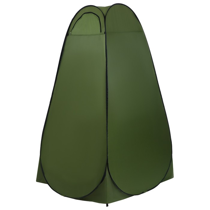 Палатка туристическая Maclay, самораскрывающаяся, для душа, 120х120х195 см, цвет зелёный - фото 1905488720