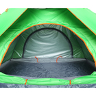 Палатка-автомат 4-местная 200х200х125 см, двухслойная, цвет зелёный - Фото 5