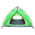 Палатка-автомат 4-местная 200х200х125 см, двухслойная, цвет зелёный - Фото 9
