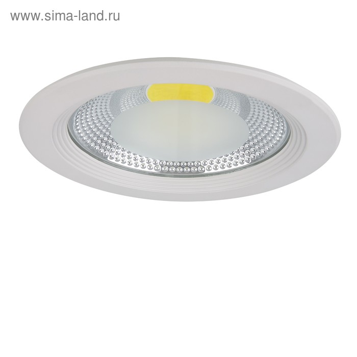 Светильник встраиваемый Forto 20Вт LED 3000K белый - Фото 1