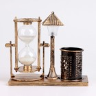 Песочные часы "Уличный фонарик",сувенирные,подсветка,каранд-цей, 6.5 х 15.5 х 14.5 см, микс - фото 8401521