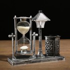 Песочные часы "Уличный фонарик",сувенирные,подсветка,каранд-цей, 6.5 х 15.5 х 14.5 см, микс - фото 8401529