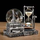 Песочные часы "Эйфелева башня", сувенирные, с подсветкой, 15.5 х 8.5 х 14 см, микс - фото 8401550