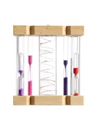 Часы песочные «Сияние», сувенирные, с подсветкой, 13.5×11 см - Фото 1