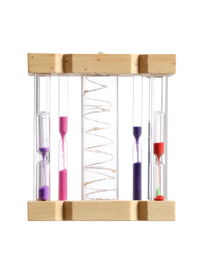 Часы песочные «Сияние», сувенирные, с подсветкой, 13.5×11 см