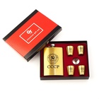 Подарочный набор «Герб СССР»: фляжка 270 мл, воронка, 4 стопки - Фото 5