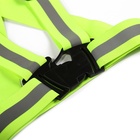 Жилет сигнальный TORSO, с наплечными лямками, регулируемый размер, салатовый - Фото 7