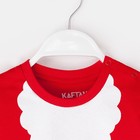 Футболка детская KAFTAN "Санта", рост 98-104 см (30), красный - Фото 2