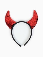 Карнавальный ободок «Рожки», с пайетками - Фото 3