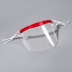 Маска для защиты лица при стрижке, 50 сменных масок, 9 × 18,5 см, цвет красный