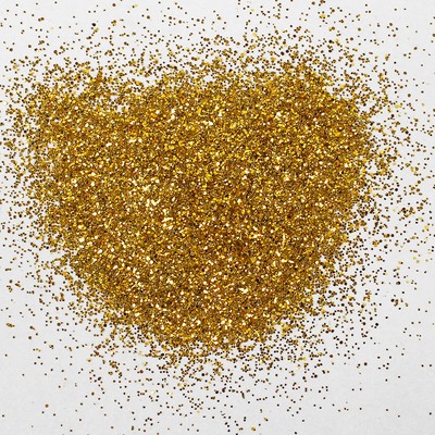 Наполнитель для воздушных шаров «Блёстки», 0.4 мм, 500 г, цвет жёлтый