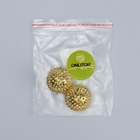 Массажеры с магнитом «Шары», набор - 2 шт., d=3 см, цвет золотистый - Фото 5