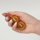 Массажеры с магнитом «Шары», набор - 2 шт., d=3 см, цвет золотистый - Фото 6