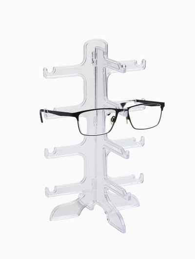 Подставка под очки 4 места, 16×14.5×25.5, прозрачная