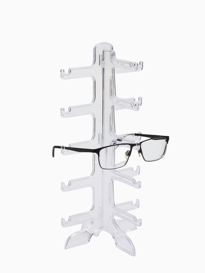 Подставка под очки 5 мест, 16×14.5×31, прозрачная