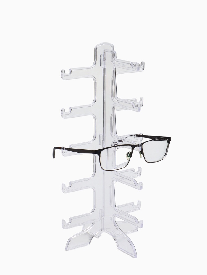 Подставка под очки 5 мест, 16×14.5×31, прозрачная - Фото 1
