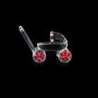 Сувенир стекло "Коляска для девочки" 3х5,5х3 см - Фото 2