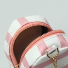 Кошелёк женский, отдел на молнии, кольцо, цвет пудра - Фото 3