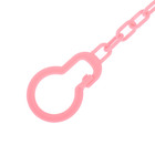 Держатель для соски - пустышки «Божья коровка», на цепочке, цвет розовый - Фото 4