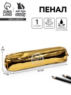 Пенал школьный, искусственная кожа, My beautiful life, 8×19×3 см - Фото 1