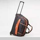 Сумка дорожная на колёсах, отдел на молнии, наружный карман, цвет чёрный - Фото 5