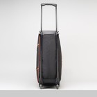 Сумка дорожная на колёсах, отдел на молнии, наружный карман, цвет чёрный - Фото 6