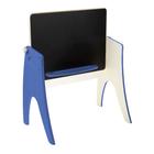 Комплект детской мебели «Буквы- цифры»: парта-мольберт, стульчик. Цвет синий-серебристый - Фото 2