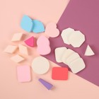 Набор спонжей для макияжа, 20 шт., АССОРТИ, цвет МИКС 3539148