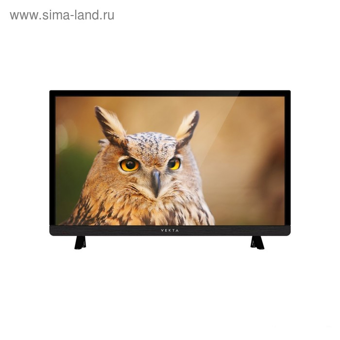 Телевизор Vekta LD-22SF6015BT, 22", 1920х1080, DVB-T/T2/C/S2, 1xHDMI, 1xUSB, чёрный - Фото 1
