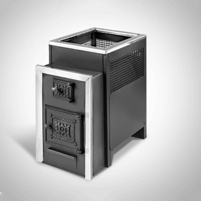 Печь для бани «ПБ 21Б», под навесной бак 45 л, универсальный кожух, толщина стали 6 мм