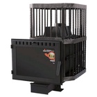 Печь для бани «Сибирь 24», чугунная, панорамное стекло, сетка, толщина металла 10 мм - Фото 1