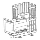 Печь для бани «Сибирь 24», чугунная, панорамное стекло, сетка, толщина металла 10 мм - Фото 2