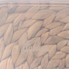 Контейнер для хранения еды Доляна, 1.2 л, пластик, прозрачный, крышка бирюзовая 3637591