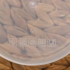 Набор контейнеров пищевых круглых Доляна, 3 шт: 150 мл, 300 мл, 500 мл, цвет фиолетовый - Фото 7