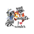 Термонаклейка для декорирования текстильных изделий I Love Winter, 15 х 15 см - Фото 5