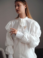 Брошь «Гимнастка» с хулахупом, цвет белый в золоте - Фото 7