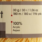 Пряжа "Etamin" 100% акрил 180м/30гр (461 жёлтый) 3710694 - фото 319788571