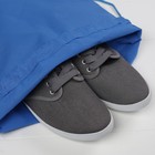 Мешок для обуви, отдел на шнурке, цвет синий - Фото 3
