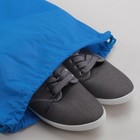Мешок для обуви, отдел на шнурке, цвет синий - Фото 6