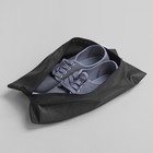Сумка для обуви, отдел на молнии, цвет чёрный - Фото 4
