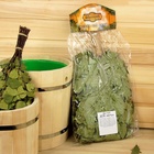 Веник для бани «Элитный», дубовый, 55 см, с обмотанной ручкой, «Добропаровъ» - Фото 3