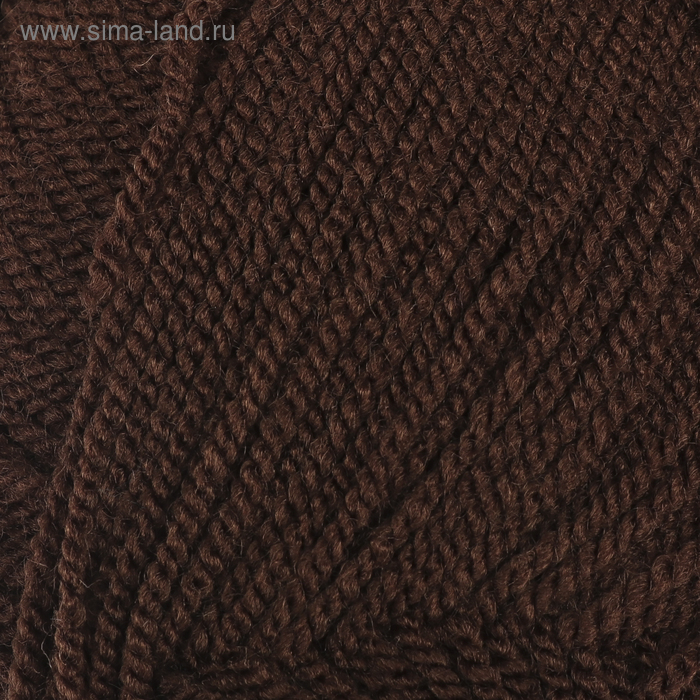 Пряжа "Super Perlee" 100% акрил 400м/100гр (217 коричневый) - Фото 1