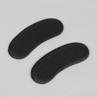 Пяткоудерживатели для обуви, на клеевой основе, пара, цвет чёрный - фото 211774