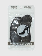 Пяткоудерживатели для обуви, на клеевой основе, пара, чёрные - Фото 7