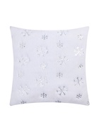 Наволочка декоративная новогодняя «Этель. Снежинка» 43×43 см, 100% п/э, серебро - Фото 3