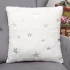 Наволочка декоративная «Этель. Звезда», 43×43 см, 100% п/э, серебро - Фото 1